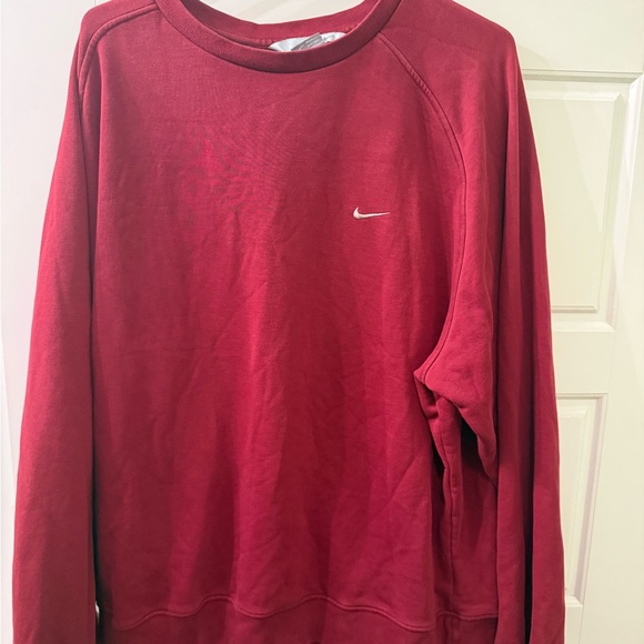 Nike Other - Vintage Nike Men's Crimson Crewneck Sweater